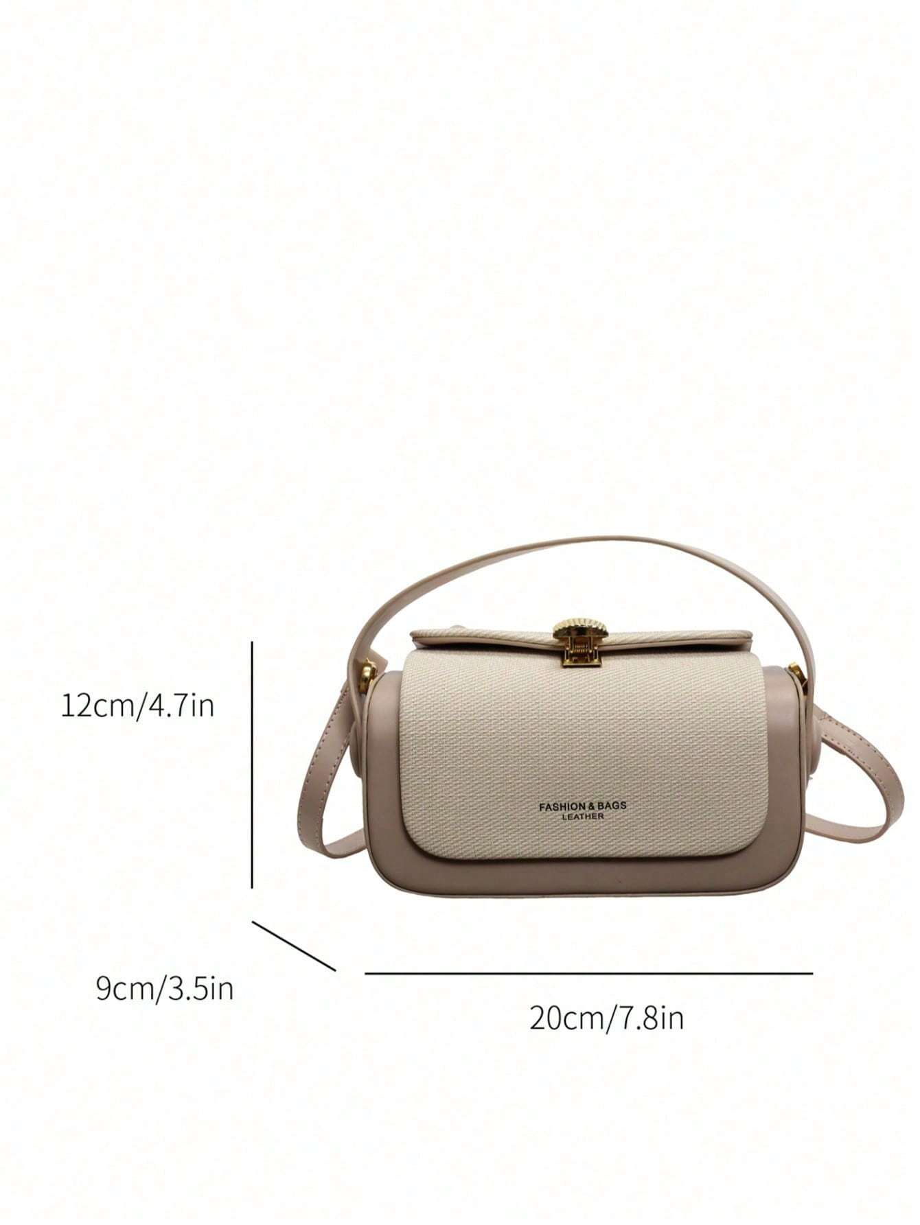 Women's Fashion Trapezoid Handbag With Top Handle