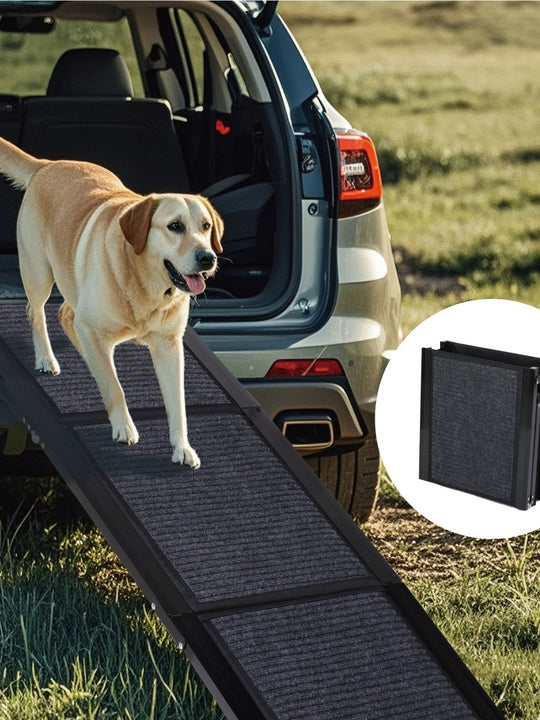 Dog Ramp For Car 65x17 Large Folding Pet Stair Ramps