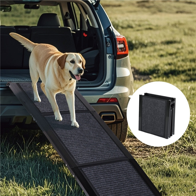 Dog Ramp For Car 65x17 Large Folding Pet Stair Ramps