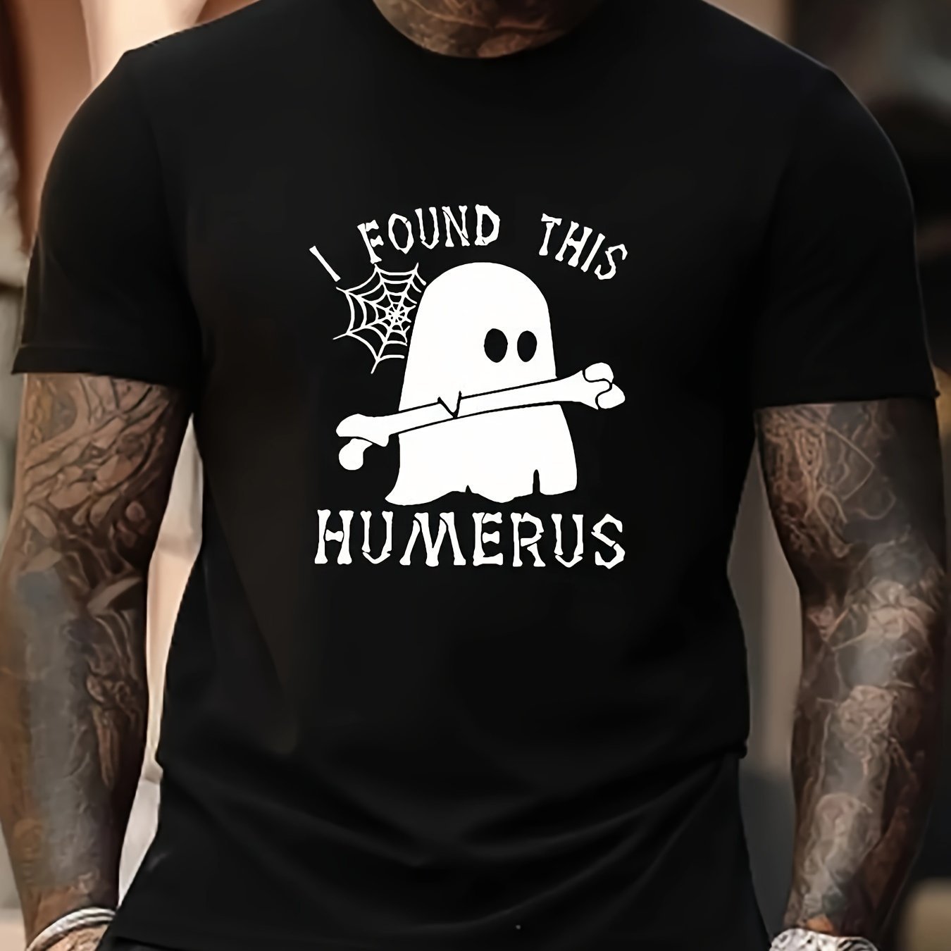 Plus Size Men's Halloween T-shirt