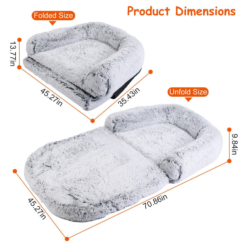Large Foldable Human Size Dog Bed