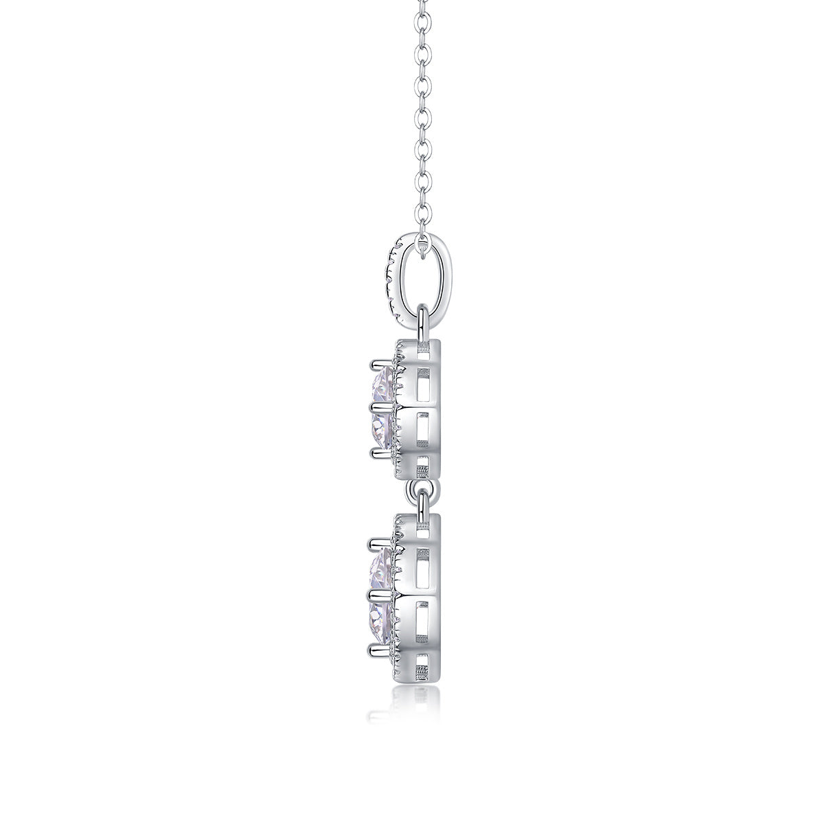 Snowy Wonderland - A Fashionable And Luxurious Diamond Jewelry Pendant Set
