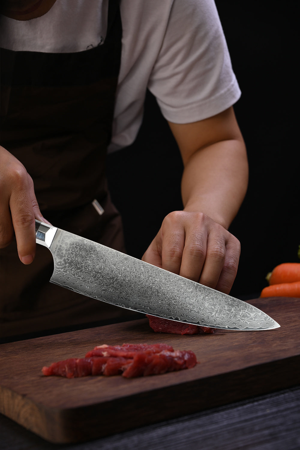 Kegani 8 Inch Japanese Kiritsuke Chef Knife