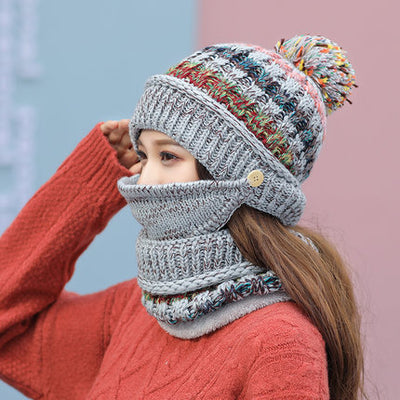 Stylish winter knitted hat