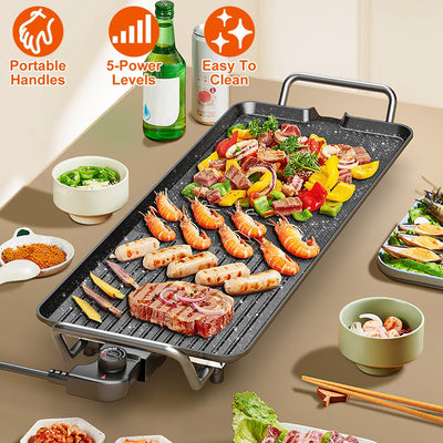 1Pc Electric Barbecue Grill Hot Plate Cooking