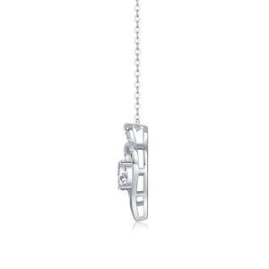 Heart To Heart - A Fashionable And Luxurious Diamond Jewelry Pendant Set