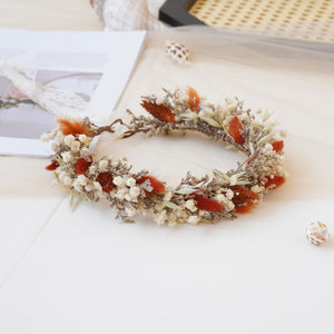 Gypsophila Crown, Dried Flower Crown
