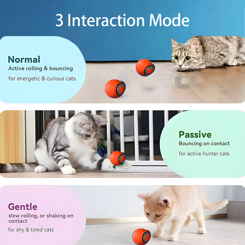 2025 Smart Interactive Cat Ball