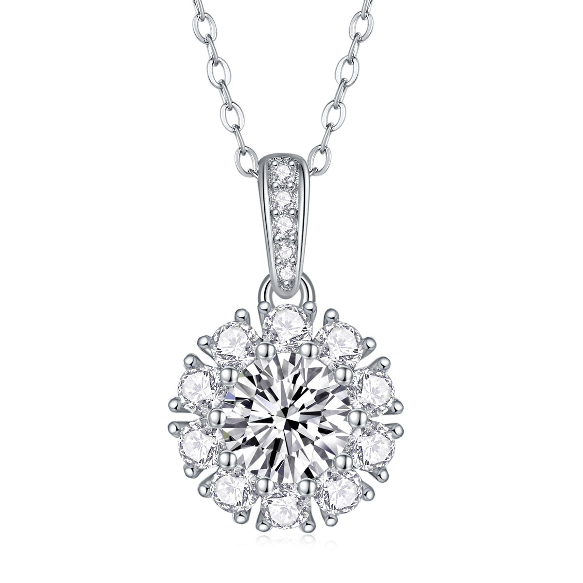 Blossom - A Fashionable And Luxurious Diamond Jewelry Pendant Set