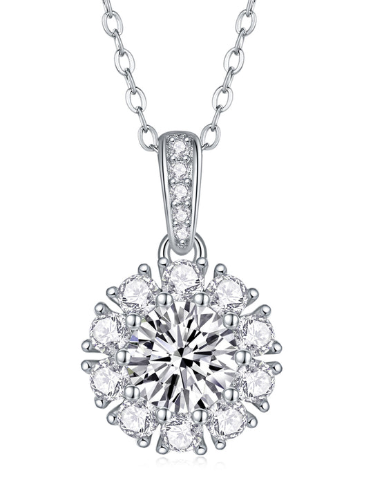 Blossom - A Fashionable And Luxurious Diamond Jewelry Pendant Set