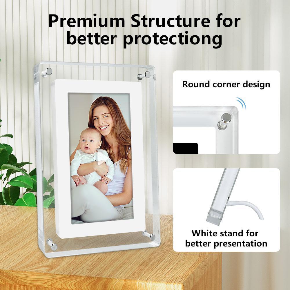 7-inch Acrylic Auto-rotating Digital Photo Frame