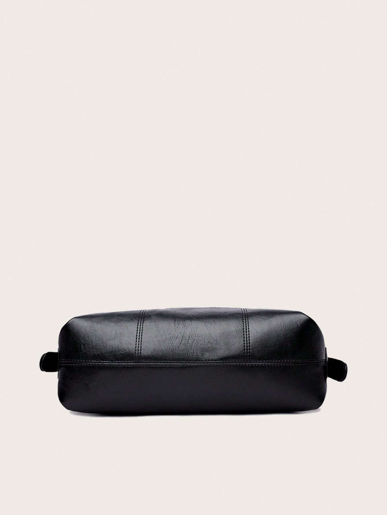 Minimalist Tote Bag Double Handle Solid Color Large Capacity