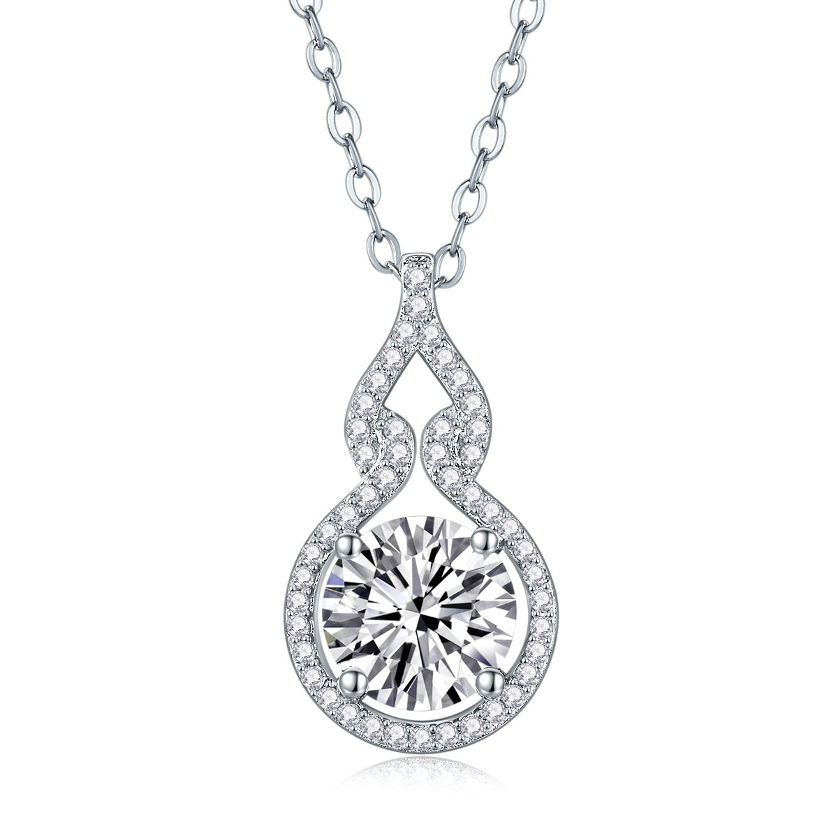 Curve - A Fashionable And Luxurious Diamond Jewelry Pendant Set