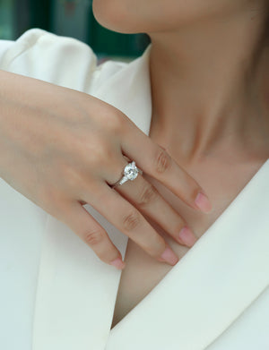 Shining Step By Step - A Fashionable Diamond Jewelry Piece Set