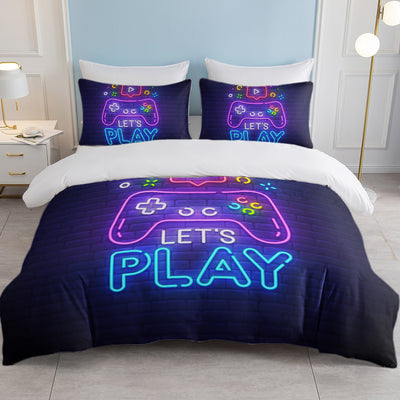 Gaming Duvet Cover Set Twin Full Queen King Size