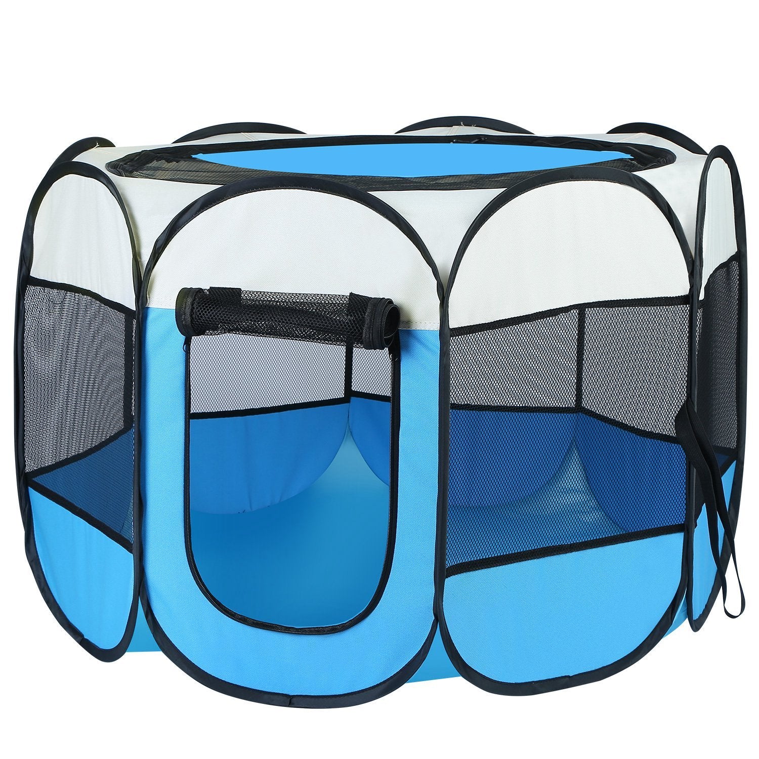 Pink-Blue Options -- 1Pc Portable Foldable Pet Tent Exercise
