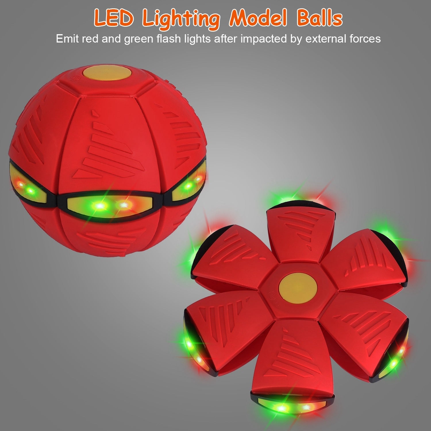 4 Pack Flying Saucer Ball Electric
