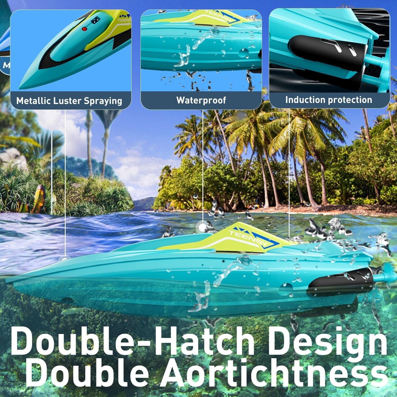 S5 Fast RC Boat For Pools And Lakes