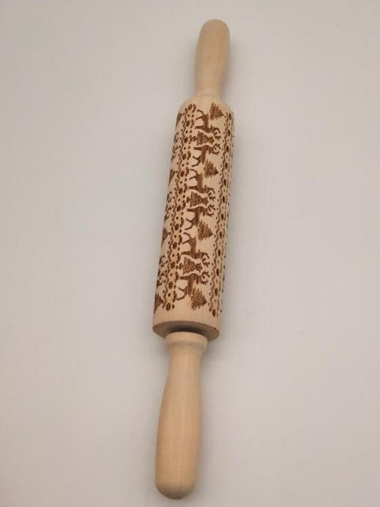 Rolling Pin Christmas Embossing