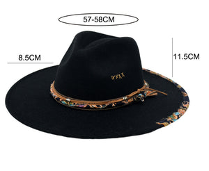 Wool-like Autumn And Winter Felt Cap