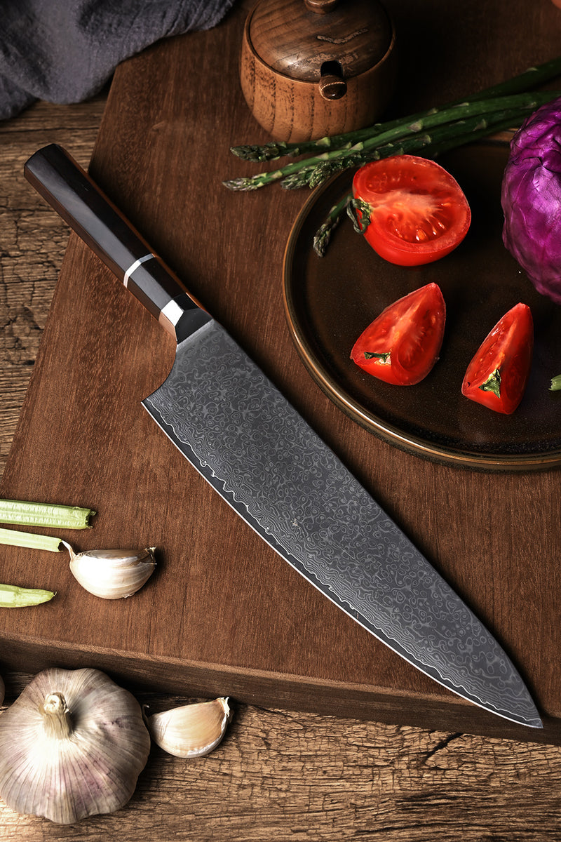 Kegani 8 Inch Japanese Kiritsuke Chef Knife