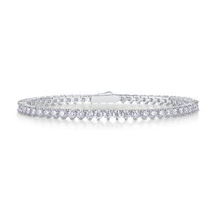 Mark Luxury Fashion Mosan Diamond S925 Silver Bracelet Comparable To Natural Diamonds