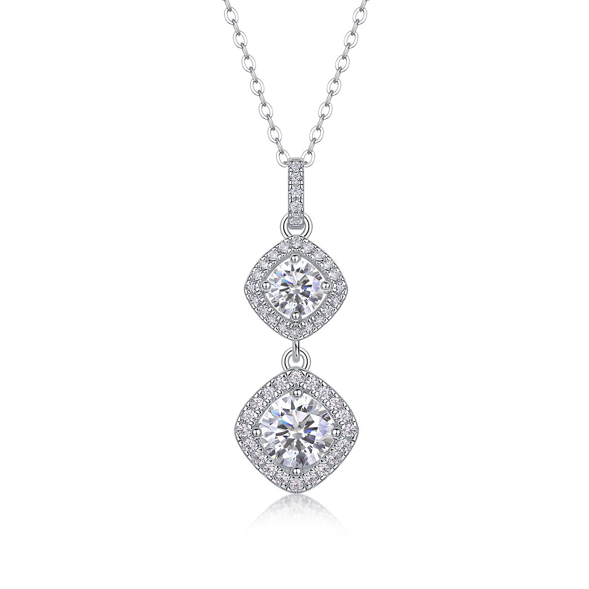 Snowy Wonderland - A Fashionable And Luxurious Diamond Jewelry Pendant Set
