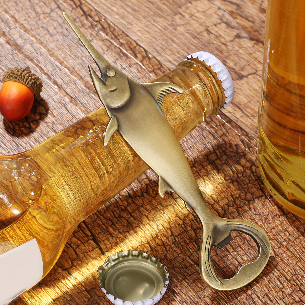 Creative Swordfish Handle Metal Beer Bottle Openers