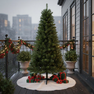 6FT Artificial Tree Natural Christmas Fake Plant