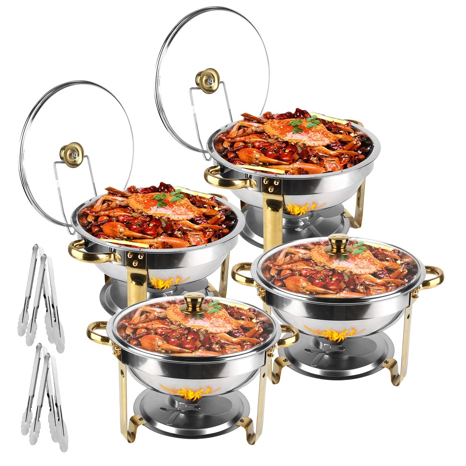 4Pcs Chafing Dish Buffet Set