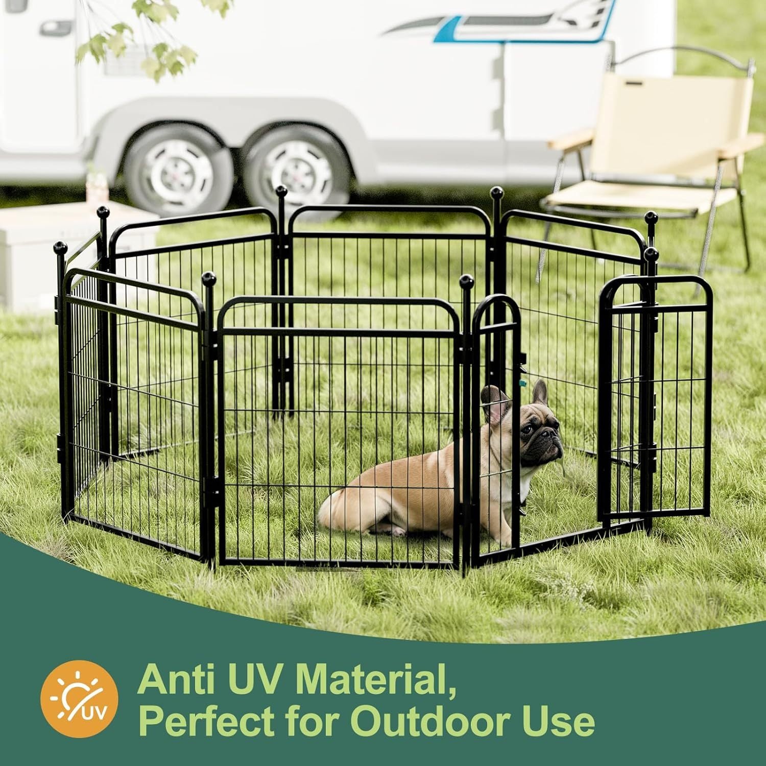 Gardner Pet Dog Fence Indoor And Outdoor Small And Medium Dog Foldable