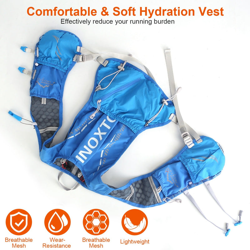 1Pc Sport Hydration Vest Running Backpack