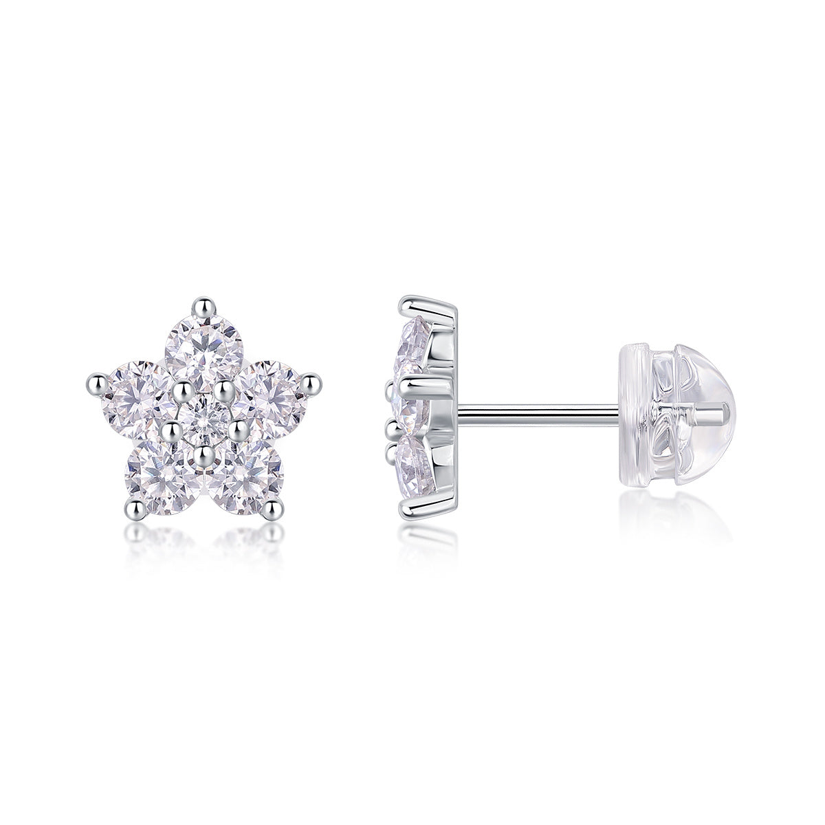 Paris Flower - Fashionable And Luxurious Diamond Jewelry Set