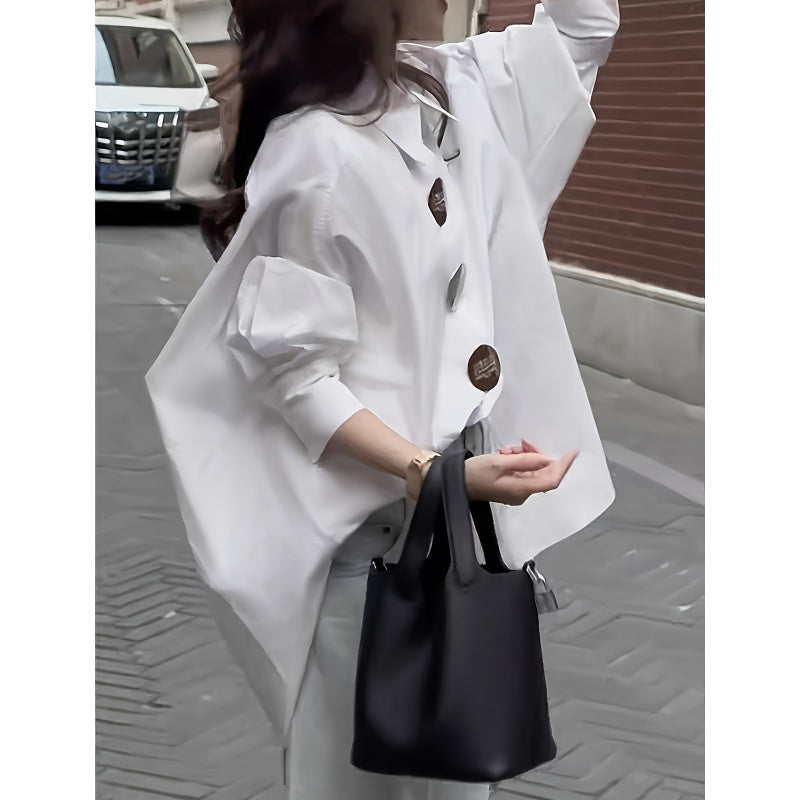 Women's Long Sleeve Button Down Shirt