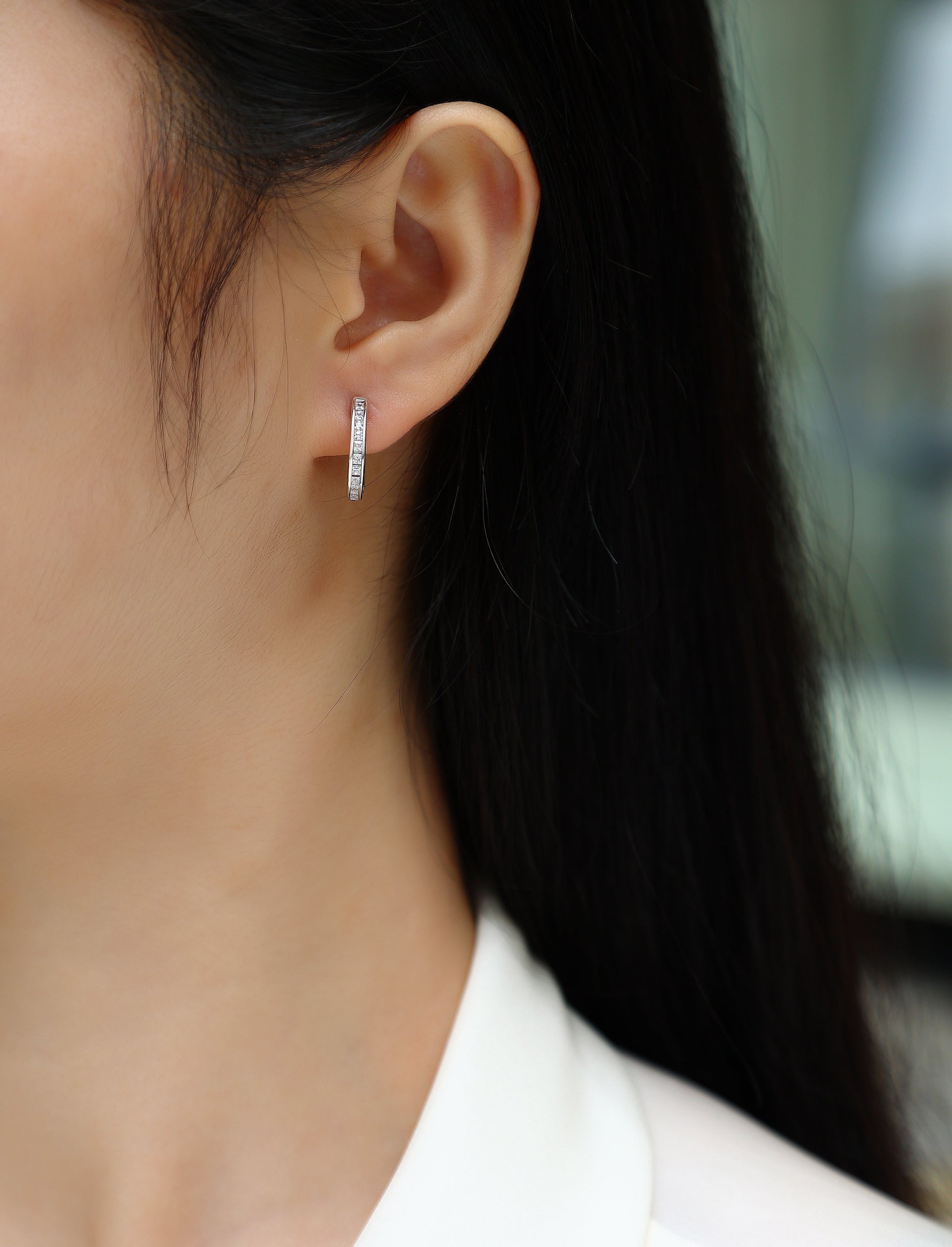 Touch Tenderness - Fashionable And Luxurious Diamond Jewelry Earrings Set