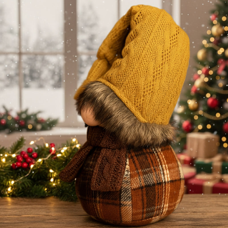 2PCS Set Christmas Gnome Decor 5.5 X 5.5 X 15.7