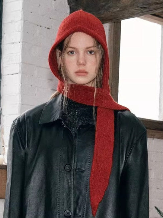 Bandage Warm Balaclava Retro Pullover Earmuffs Hat