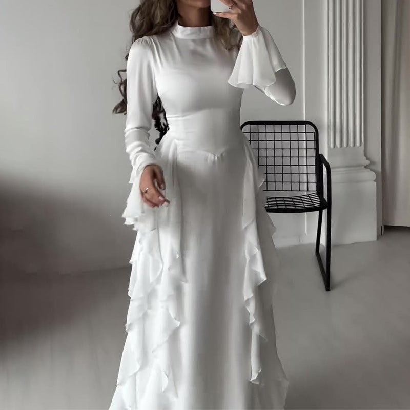 Women's Round-neck Flared Sleeves