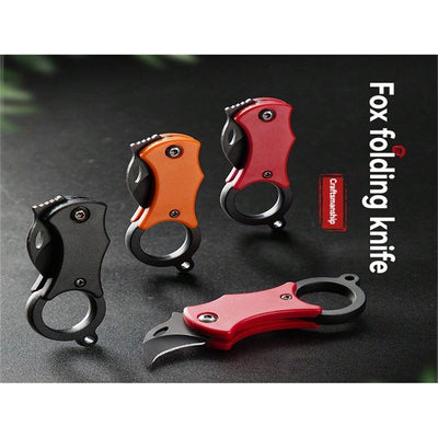 F1 Red Ink Orange Knife Three-piece Set