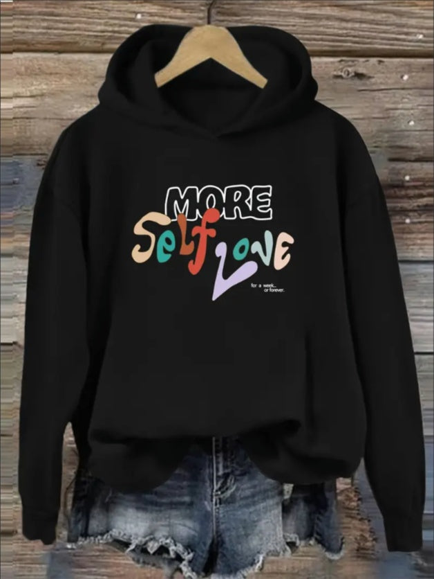 Women'S Casual Polyester Hoodie