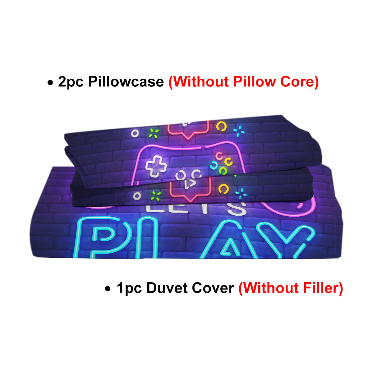 Gaming Duvet Cover Set Twin Full Queen King Size