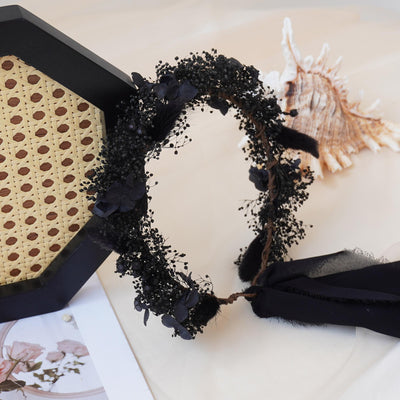 Gypsophila Crown, Dried Flower Crown