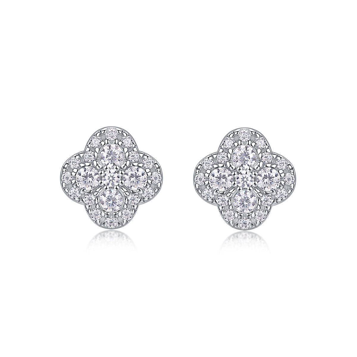 Ningxiang - Fashionable And Luxurious Diamond Jewelry Earrings Set