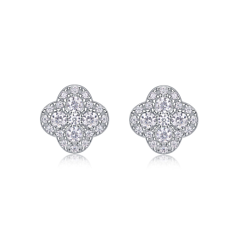 Ningxiang - Fashionable And Luxurious Diamond Jewelry Earrings Set