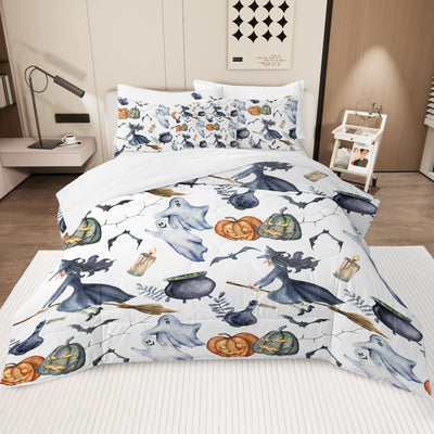 8 Pieces Halloween Comforter Set