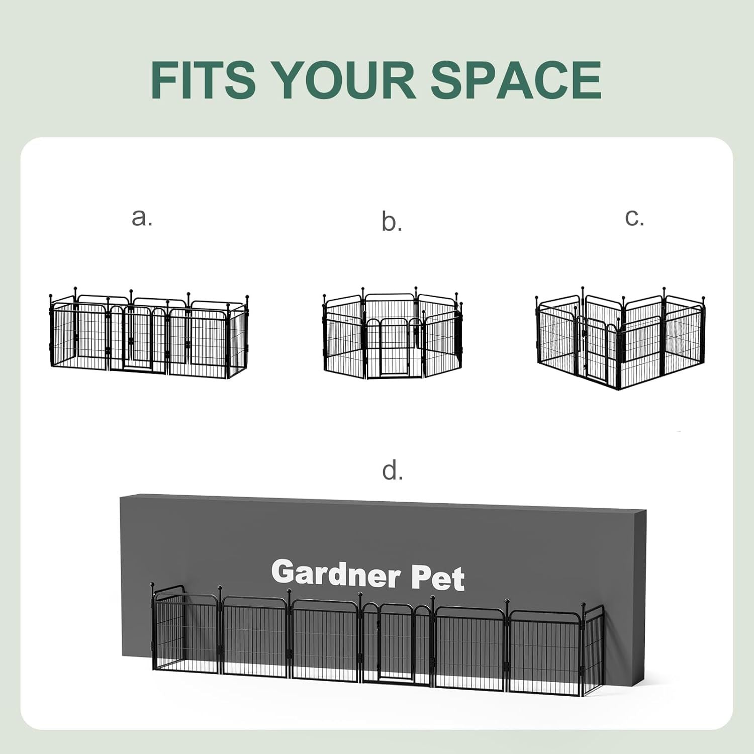 Gardner Pet Dog Fence Indoor And Outdoor Small And Medium Dog Foldable