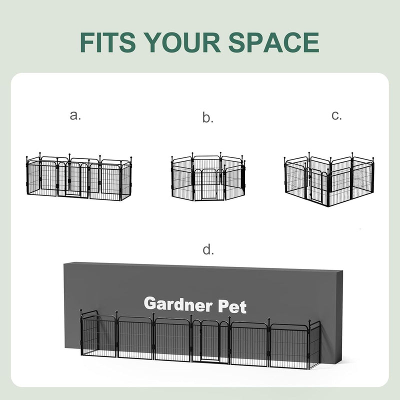 Gardner Pet Dog Fence Indoor And Outdoor Small And Medium Dog Foldable