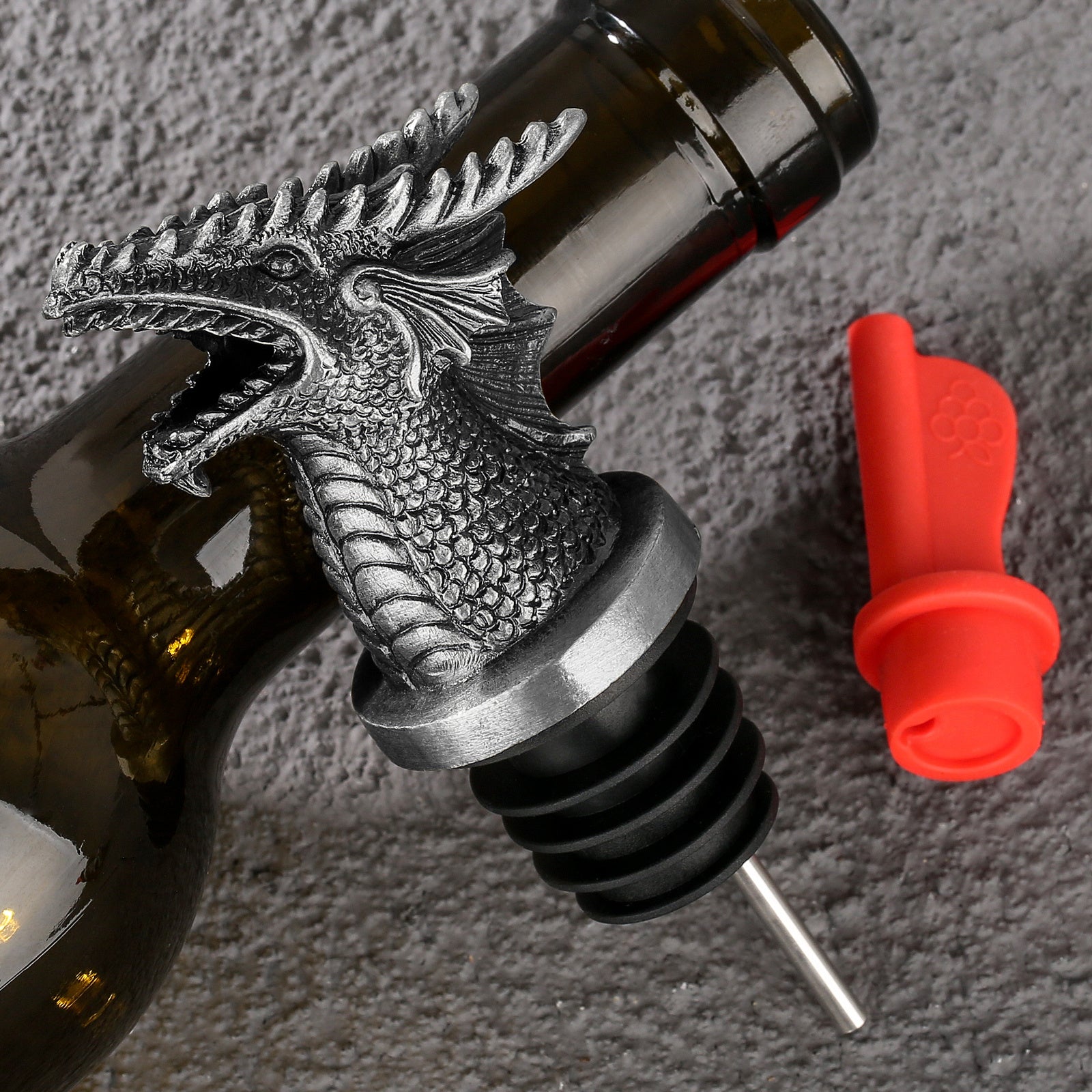 Dual Function Faucet Dispenser, Wine Stopper, Bottle Stopper