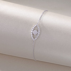 Wishing Elf Luxury Fashion Mosan Diamond S925 Silver Bracelet