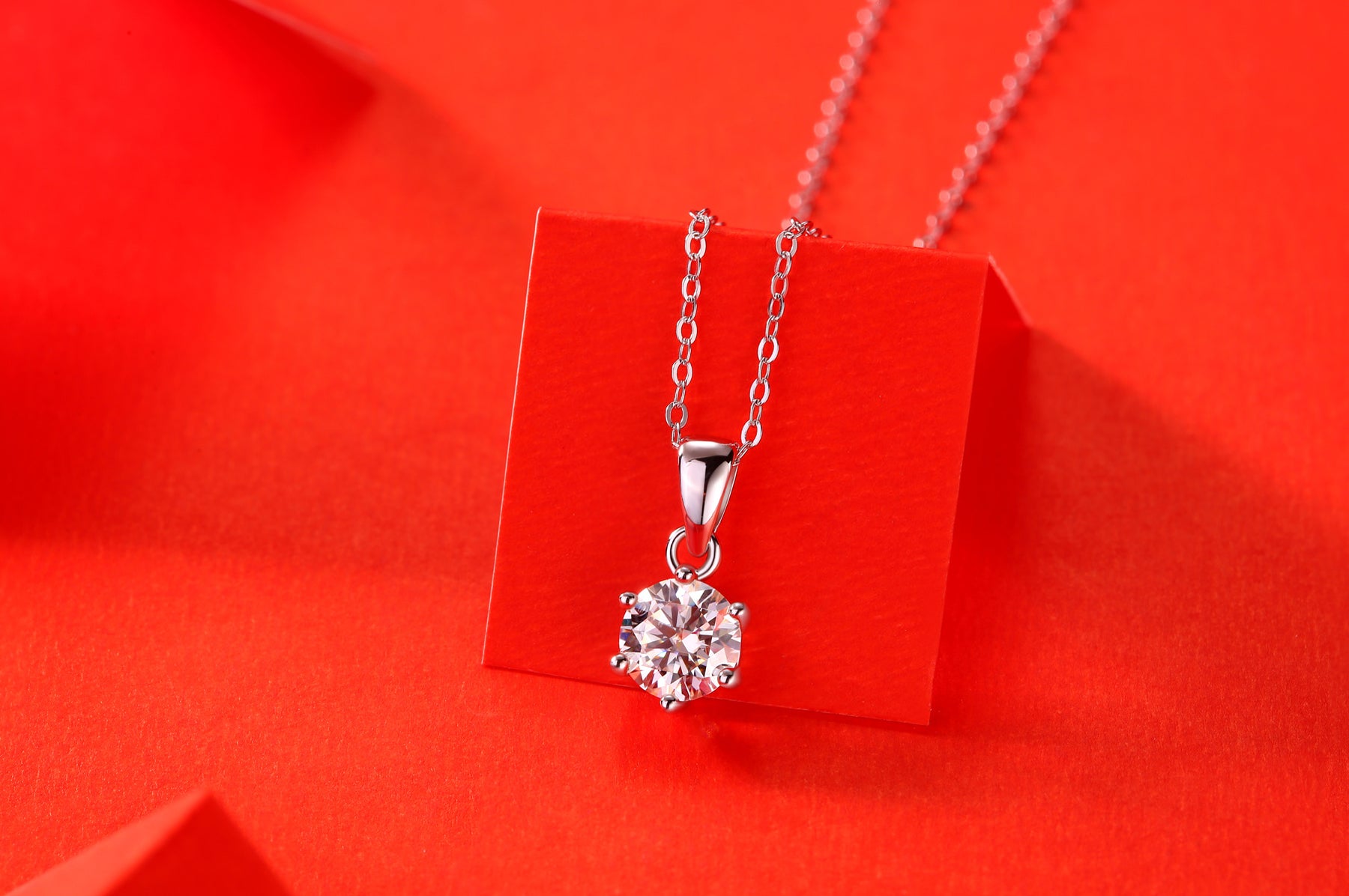 Breeze Dance - Affordable Diamond Jewelry Necklace Pendant Set